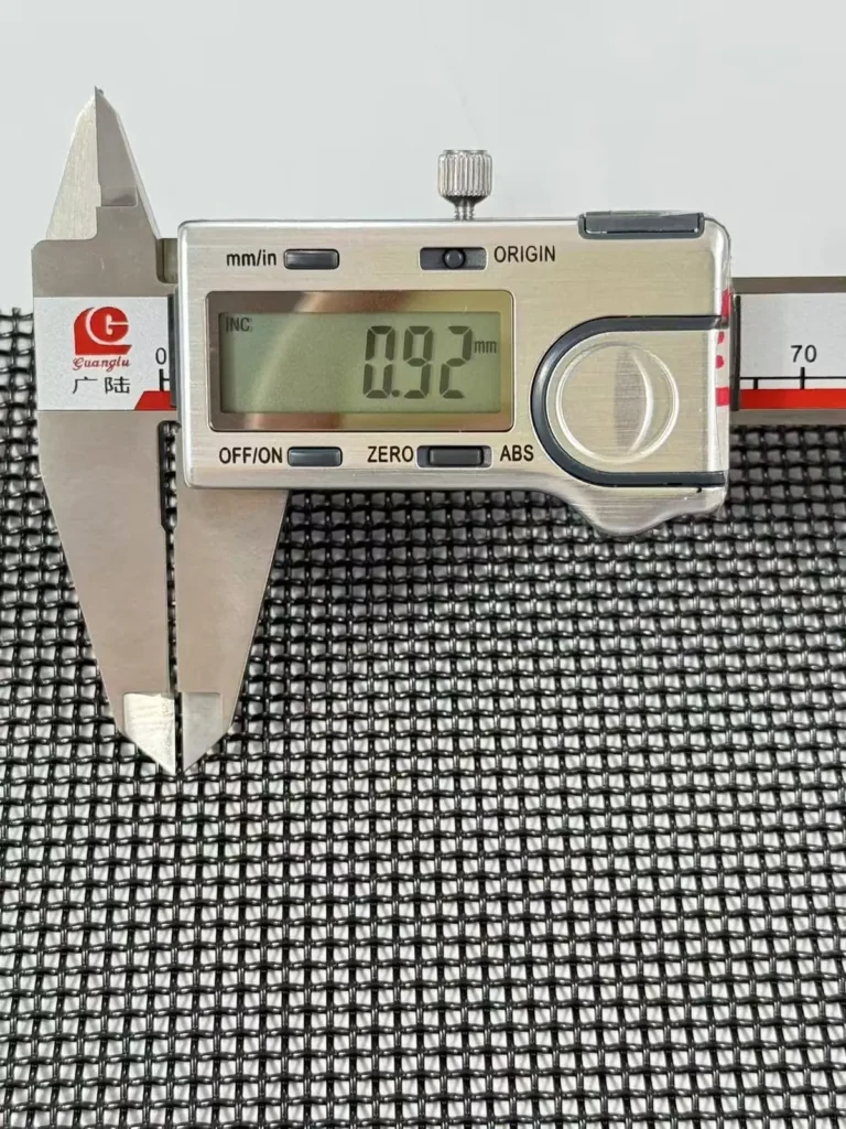 Wire diameter: Digital caliper on every batch